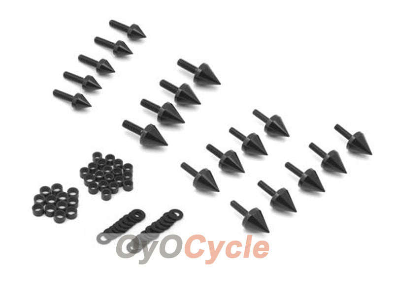 Bulloni per carenatura per Kawasaki Ninja ZX10R 04-05 - Nero #OYO87903356 Immagine principale del prodotto