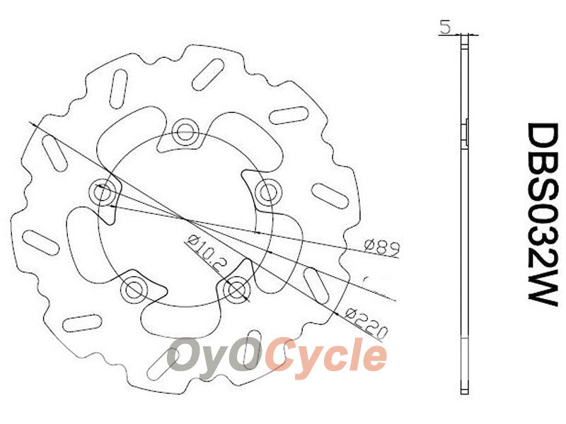 Dischi Freno per Suzuki GSXR1000 03-04 #OYO87903455