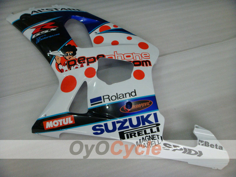Carena lato sinistro e destro per Suzuki 01-03 GSXR600 #OYO87908219 Immagine secondaria del prodotto