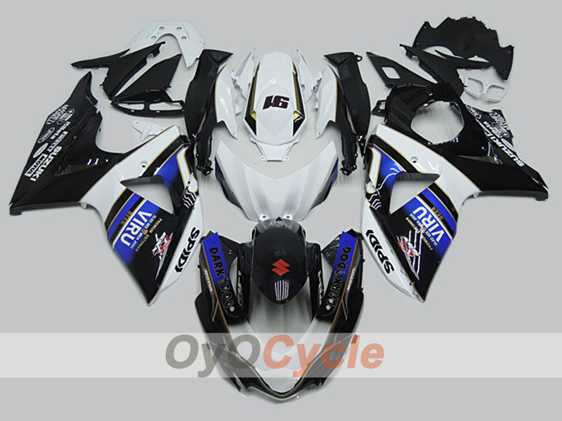 Kit Carene a Iniezione per GSX R1000 09-16 - Blu, Bianco, Nero - VIRU #OYO87904706 Immagine principale del prodotto