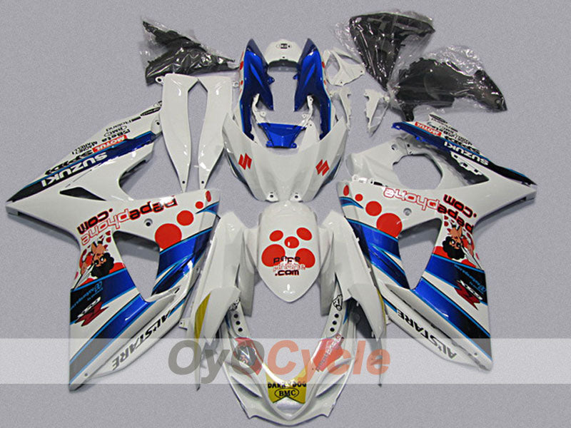 Kit carene a iniezione per GSX R1000 09-16 - Blu, Bianco - Altri #OYO87904708 Immagine principale del prodotto