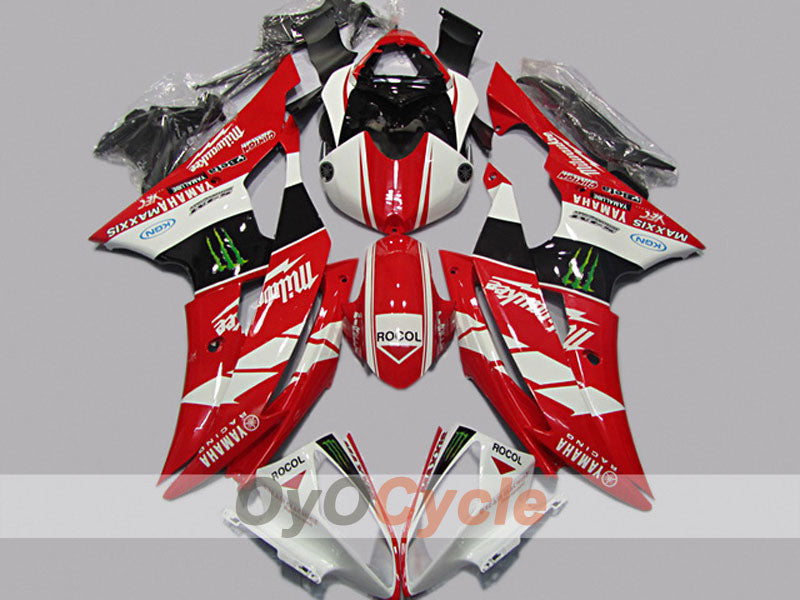 Kit Carenatura a Iniezione per YZF-R6 08-16 - Rosso, Bianco - Altri #OYO87904744 Immagine principale del prodotto