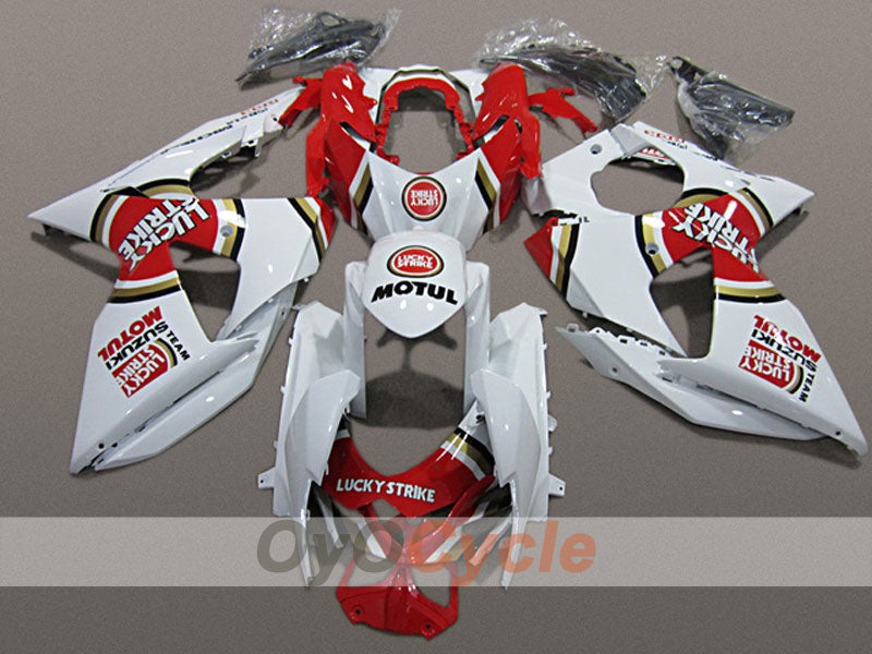 Carena a iniezione per GSX R1000 del 09-16 - Rosso, Bianco - MOTUL #OYO87904710 Immagine principale del prodotto