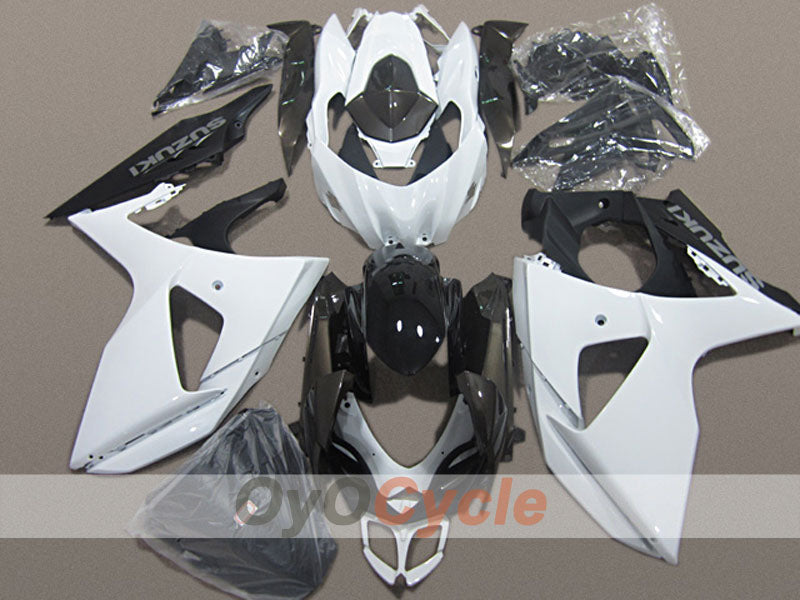 Kit carenatura a iniezione per GSX R1000 09-16 - Bianco, Nero - Stile di fabbrica #OYO87904711 Immagine principale del prodotto