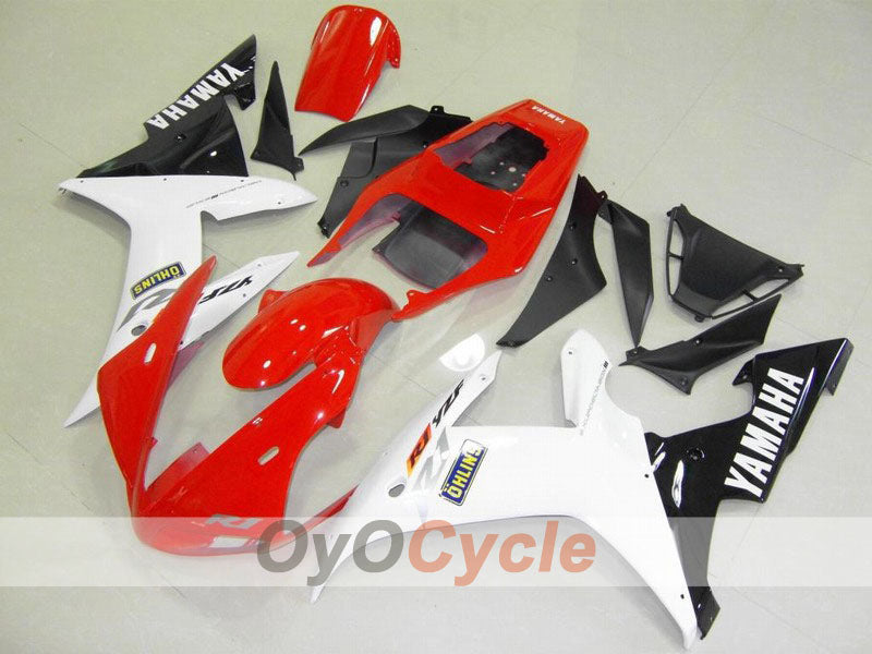 Kit carene a iniezione per YZF-R1 02-03 - Rosso, Bianco - Stile Fabbrica #OYO87900802 Immagine principale del prodotto