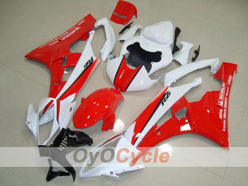 Carenatura a iniezione per YZF-R6 06-07 - Rosso, Bianco - MOTUL #OYO87900936 Immagine principale del prodotto