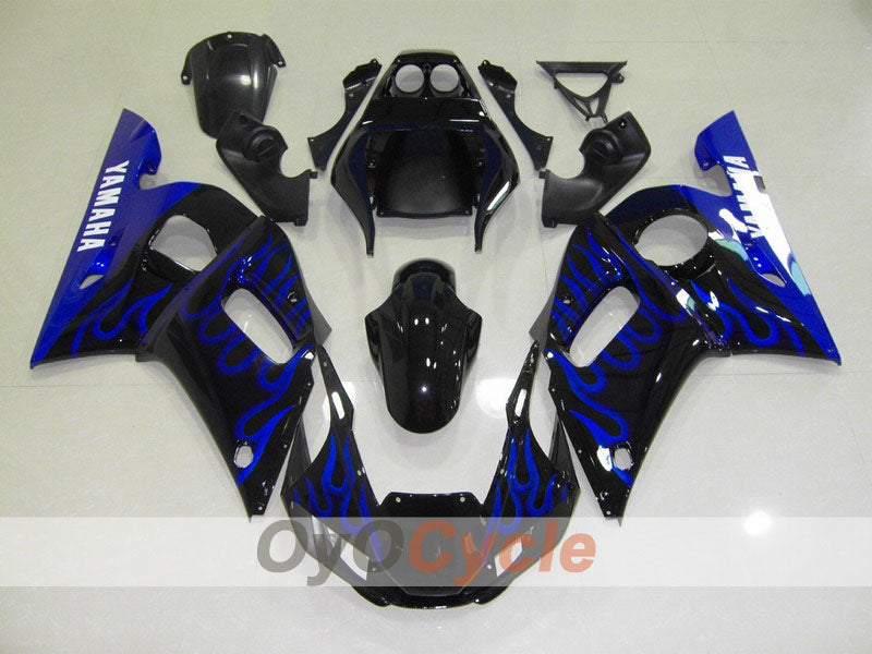 Kit carenatura a iniezione per YZF-R6 anni 98-02 - Blu, Nero - Fiamma #OYO87900988 Immagine principale del prodotto