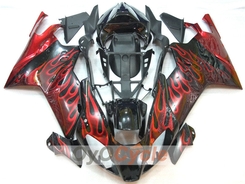 Kit carene per Aprilia RSV1000R 03-06 - Rosso, Nero - Fiamma #OYO87902411 Immagine principale del prodotto