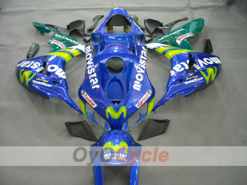 Kit carenatura a iniezione per CBR1000RR 06-07 - Giallo, Blu - Movistar #OYO87900619 Immagine principale del prodotto