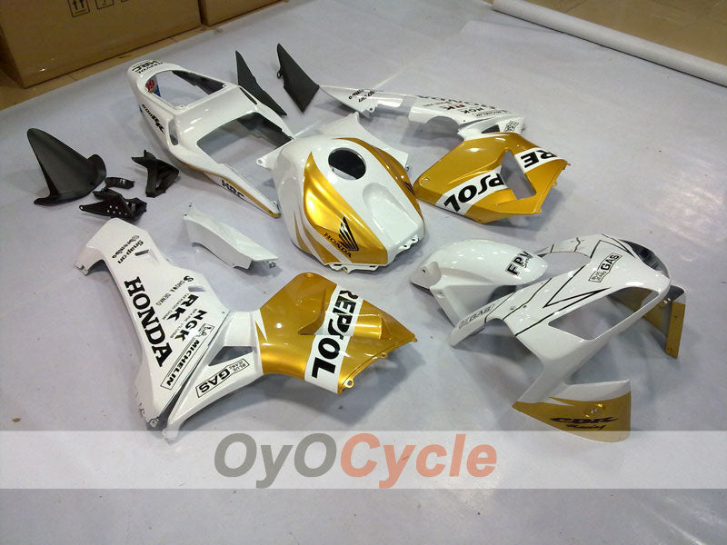 Kit carene a iniezione per CBR600RR 03-04 - Bianco, Oro - Repsol #OYO87902563 Immagine principale del prodotto