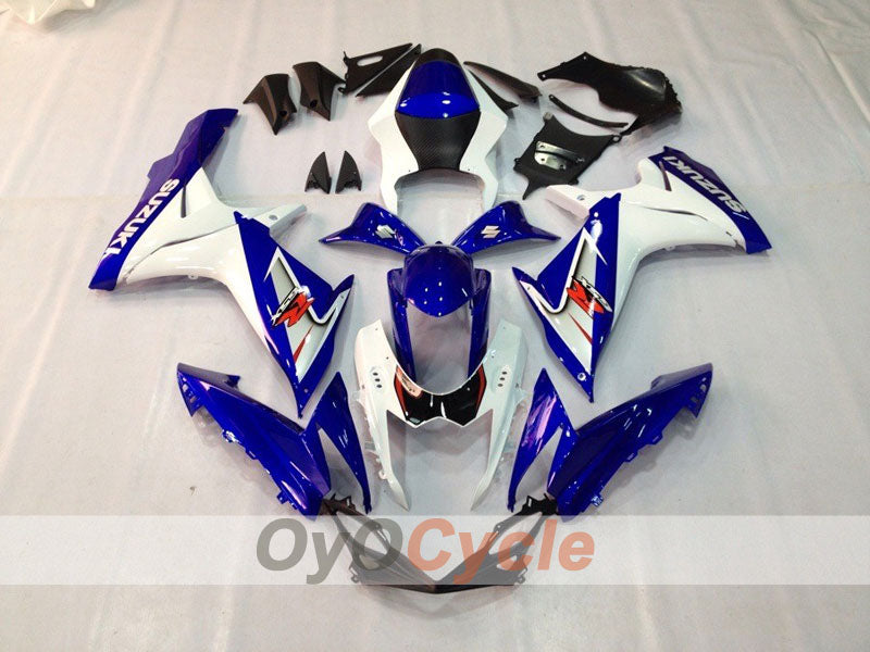 Kit carene a iniezione per GSX R600 11-26 - Blu, Bianco - Stile fabbrica #OYO87901678 Immagine principale del prodotto