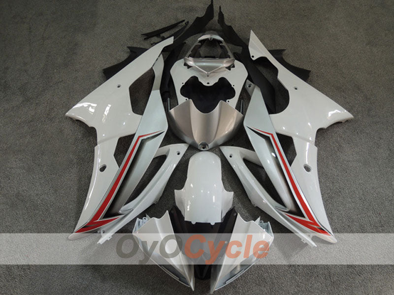 Kit carene a iniezione per YZF-R6 08-16 - Bianco - Stile fabbrica #OYO87904752 Immagine principale del prodotto
