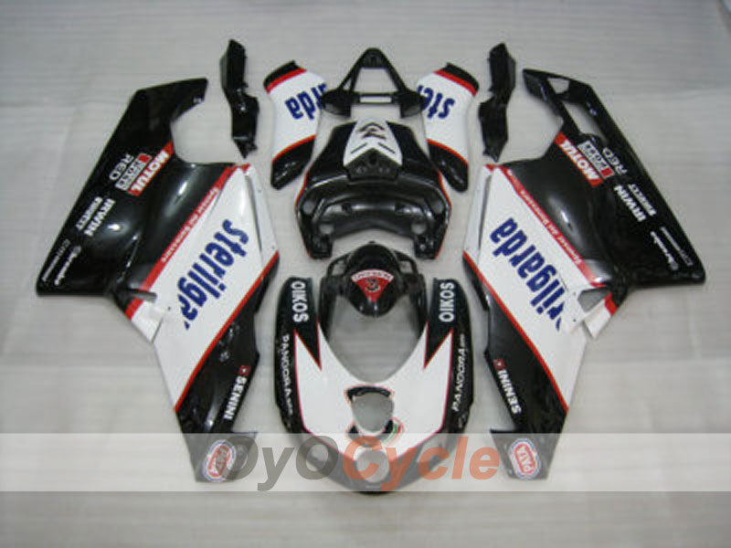 Carene a iniezione per Ducati 999 05-06 - Bianco, Nero - Sterilgarda #OYO87902378 Immagine secondaria del prodotto