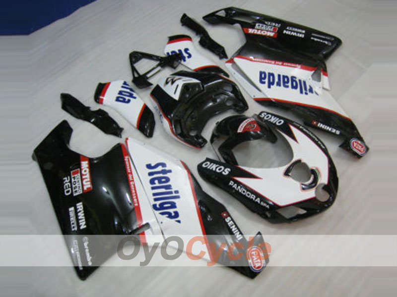Carene a iniezione per Ducati 999 05-06 - Bianco, Nero - Sterilgarda #OYO87902378 Immagine principale del prodotto