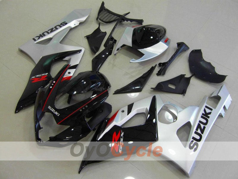Kit carene a iniezione per GSX R1000 05-06 - Nero, Argento - Stile di fabbrica #OYO87901997 Immagine principale del prodotto