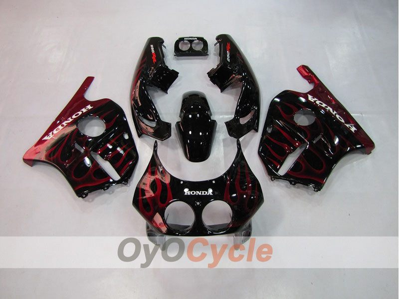 Carenatura a iniezione per CBR250RR 90-94 - Rosso, Nero - Fiamma #OYO87902948 Immagine principale del prodotto