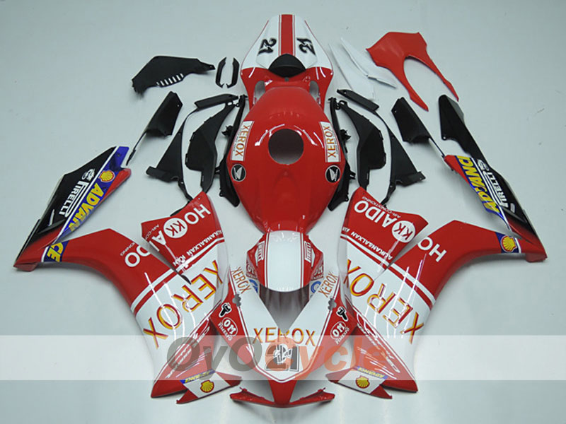 Kit carene a iniezione per CBR1000RR 12-16 - Rosso, Bianco - Xerox #OYO87904689 Immagine principale del prodotto
