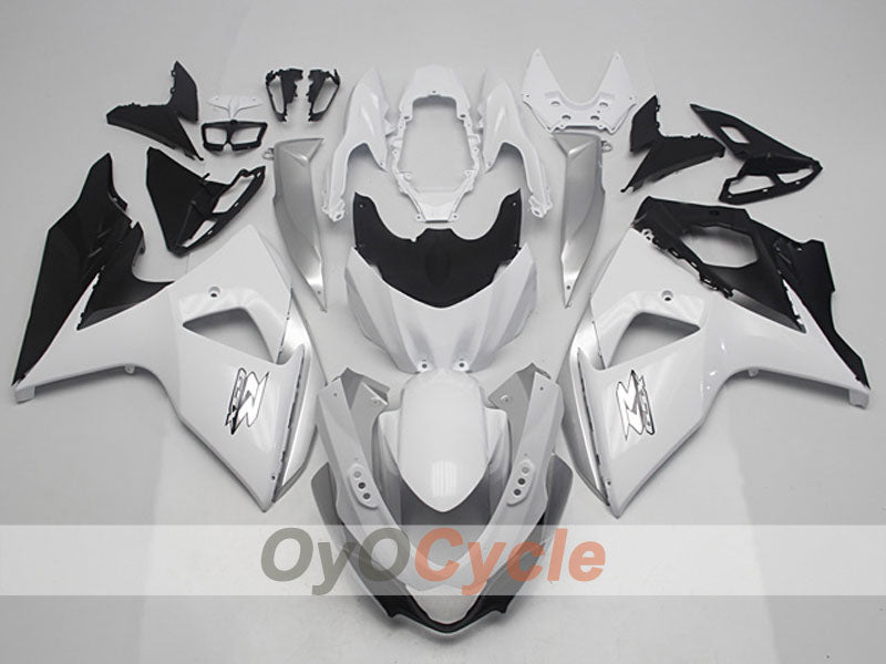Kit carene a iniezione per GSX R1000 09-16 - Bianco, Nero - Stile di fabbrica #OYO87904698 Immagine principale del prodotto