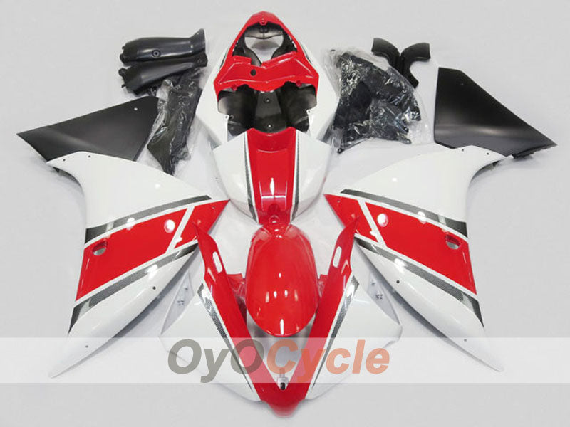 Kit carene a iniezione per YZF-R1 12-14 - Rosso, Bianco - Stile Fabbrica #OYO87904724 Immagine principale del prodotto