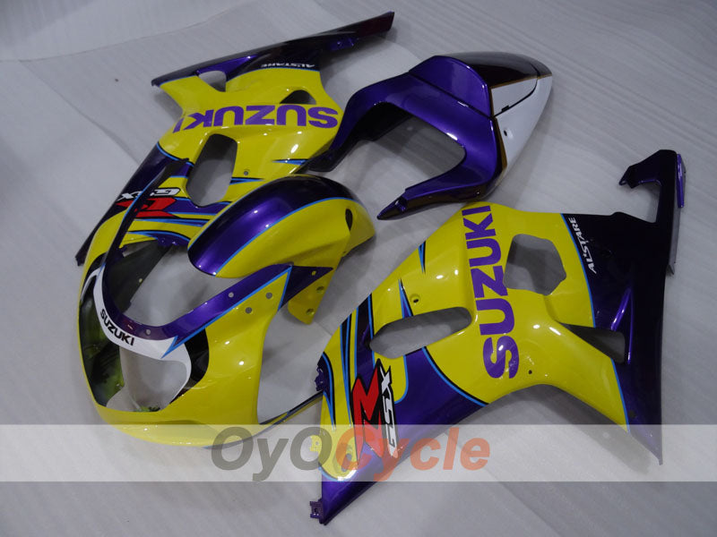 Kit carene a iniezione per GSX R1000 00-02 - Giallo, Viola - Stile di fabbrica #OYO87905181 Immagine secondaria del prodotto