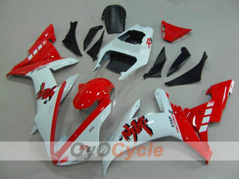 Kit carene a iniezione per YZF-R1 02-03 - Rosso, Bianco - Stile Factory #OYO87900804 Immagine principale del prodotto