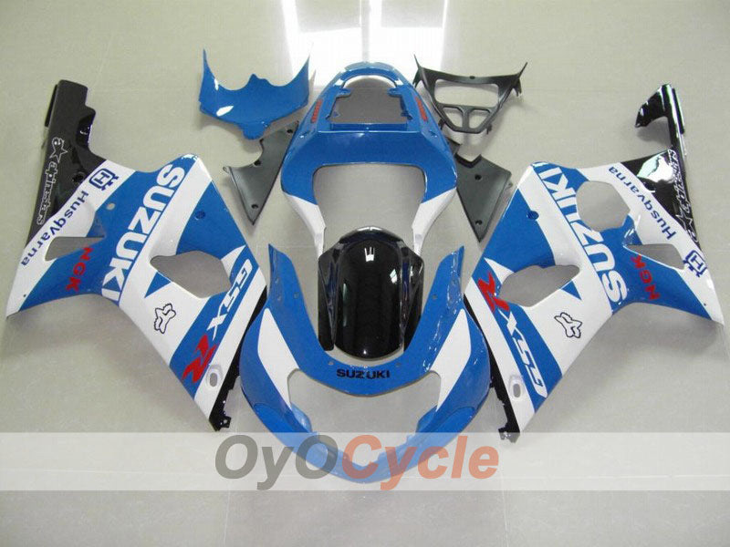 Kit carene a iniezione per GSX R1000 del 00-02 - Blu, Bianco - Stile Fabbrica #OYO87901749 Immagine principale del prodotto