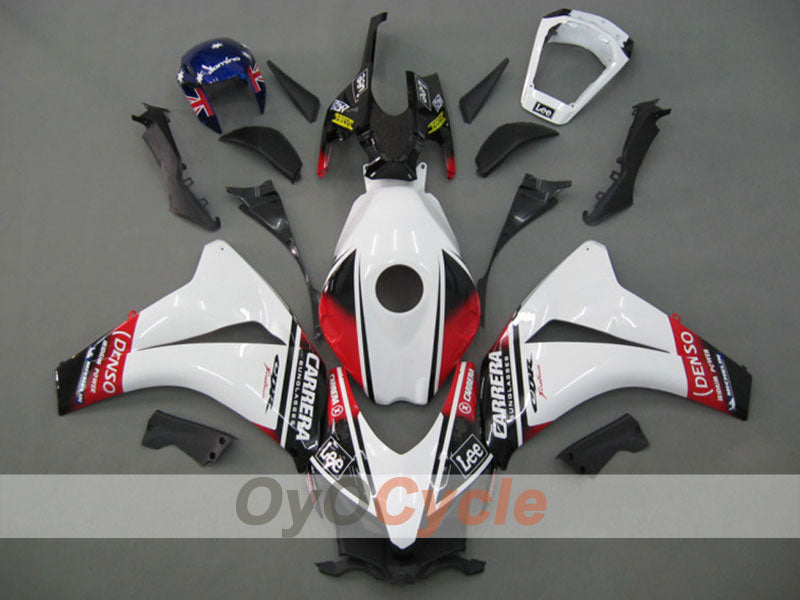 Kit carene a iniezione per CBR1000RR 08-11 - Bianco, Nero - Eurobet, Lee #OYO87900698 Immagine principale del prodotto