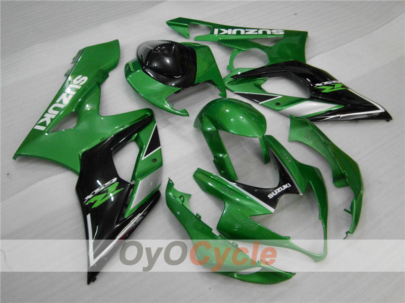 Kit carenatura a iniezione per GSX R1000 05-06 - Verde, Nero - Stile di fabbrica #OYO87901983 Immagine secondaria del prodotto