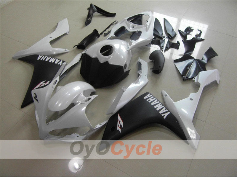Kit carene a iniezione per YZF-R1 07-08 - Bianco, Nero, Opaco - Stile originale #OYO87900867 Immagine principale del prodotto