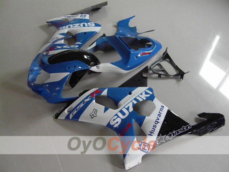 Kit carene a iniezione per GSX R1000 00-02 - Blu, Bianco - Stile Fabbrica #OYO87901751 Immagine principale del prodotto
