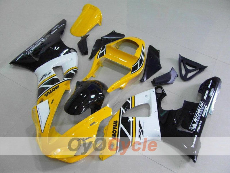Kit carene a iniezione per YZF-R1 00-01 - Giallo, Nero - Stile Factory, MICHELIN, MOTUL #OYO87900776 Immagine principale del prodotto