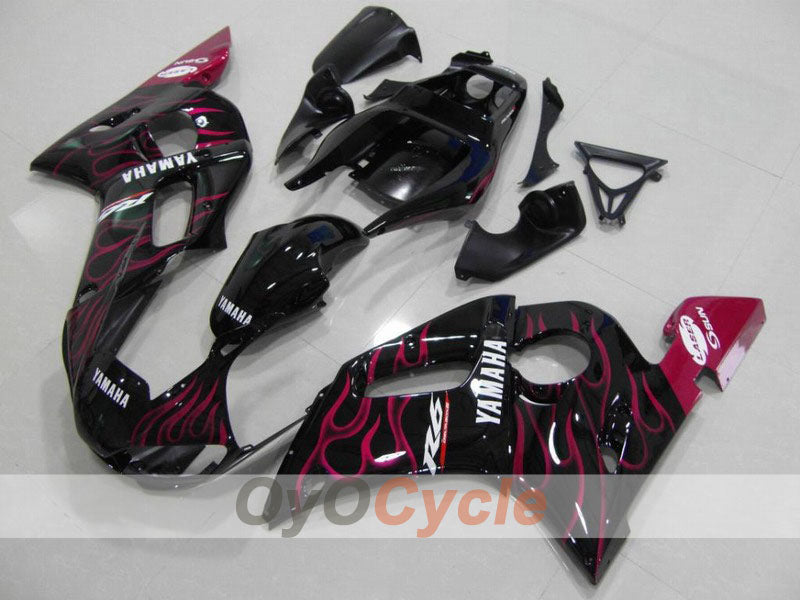 Kit Carena a Iniezione per YZF-R6 98-02 - Rosso, Nero - Fiamma #OYO87900990 Immagine principale del prodotto