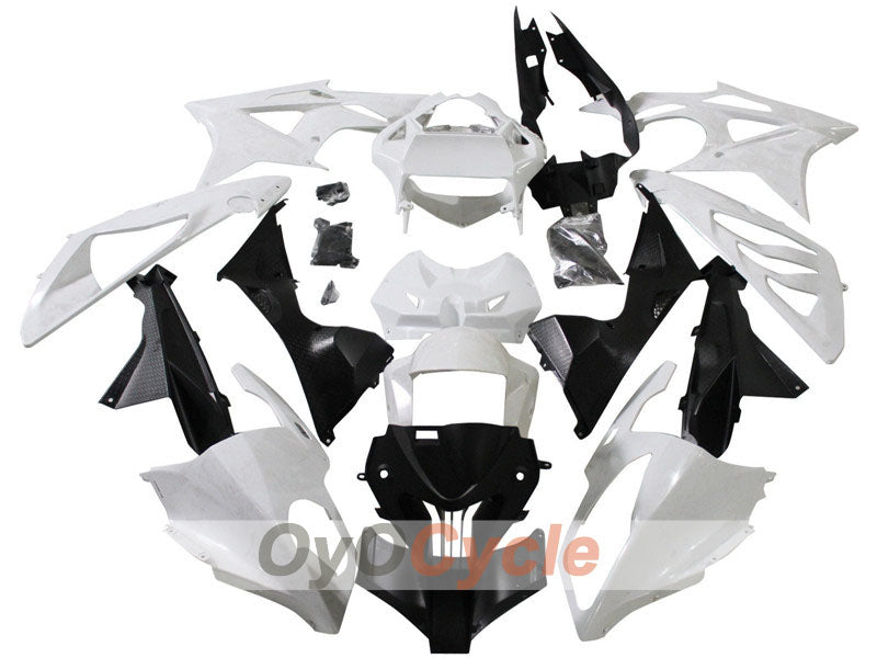 Kit carene a iniezione non verniciate per BMW S1000RR 09-14 - Bianco, Nero - Stile di fabbrica #OYO87902396 Immagine principale del prodotto