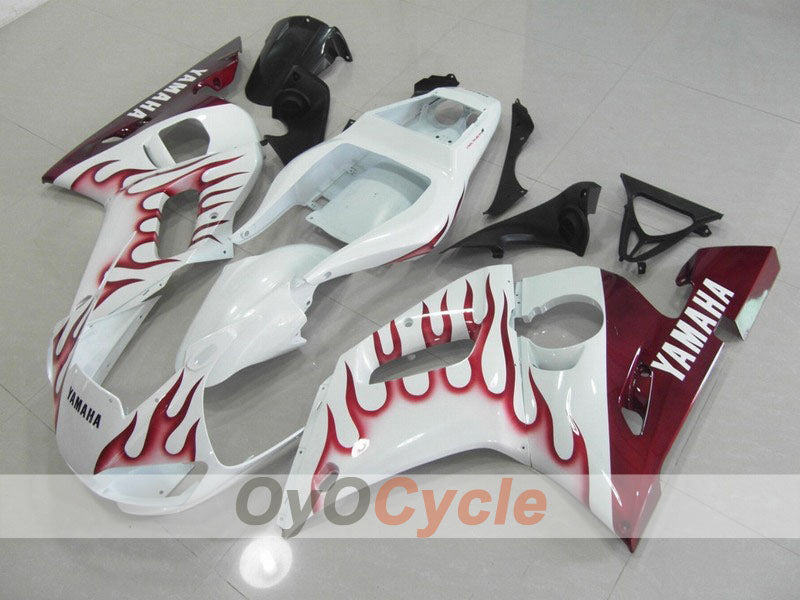 Kit carene a iniezione per YZF-R6 98-02 - Rosso, Bianco - Fiamma #OYO87900989 Immagine principale del prodotto