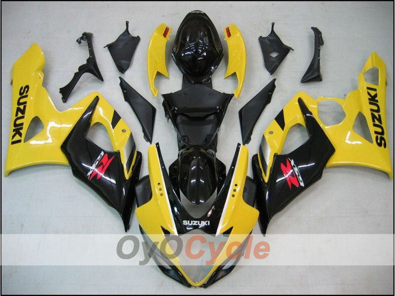 Kit carene a iniezione per GSX R1000 05-06 - Giallo, Nero - Stile di fabbrica #OYO87902005 Immagine principale del prodotto
