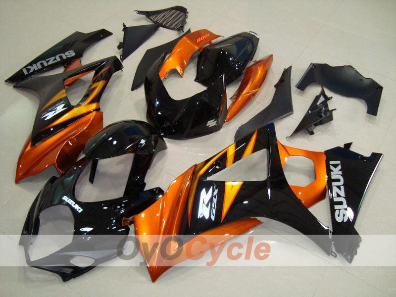 Kit carene a iniezione per GSX R1000 07-08 - Arancione, Nero - Stile di fabbrica #OYO87902114 Immagine principale del prodotto
