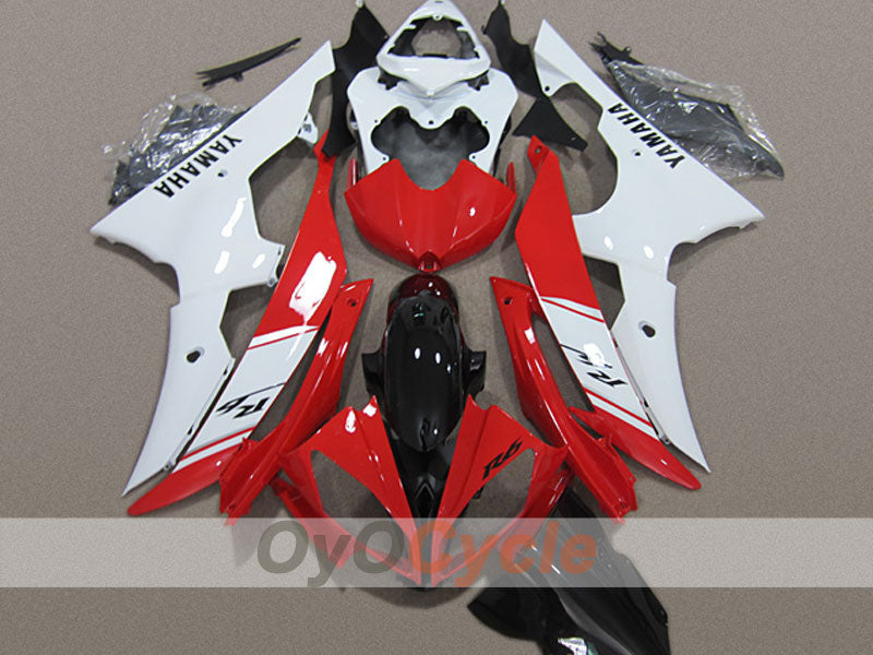 Kit carene a iniezione per YZF-R6 08-16 - Rosso, Bianco - Stile Fabbrica #OYO87904738 Immagine principale del prodotto