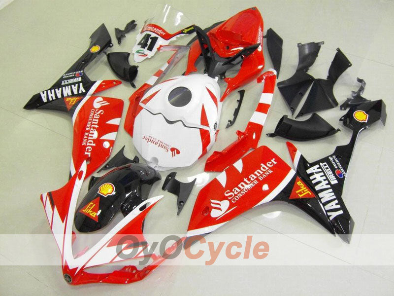 Kit carene a iniezione per YZF-R1 07-08 - Rosso, Bianco - Santander #OYO87900881 Immagine principale del prodotto