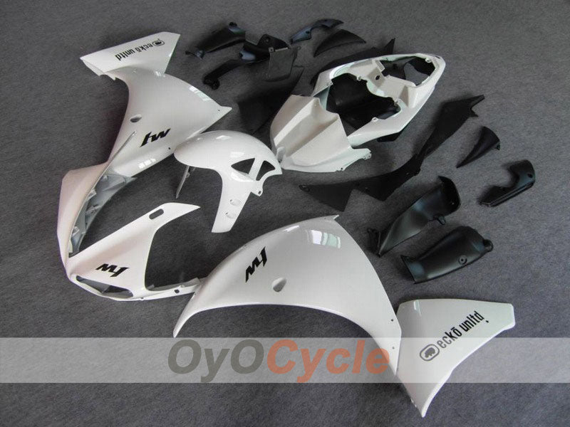 Kit carene stampate a iniezione per YZF-R1 09-11 - Bianco, Nero - Stile originale #OYO87900894 Immagine principale del prodotto