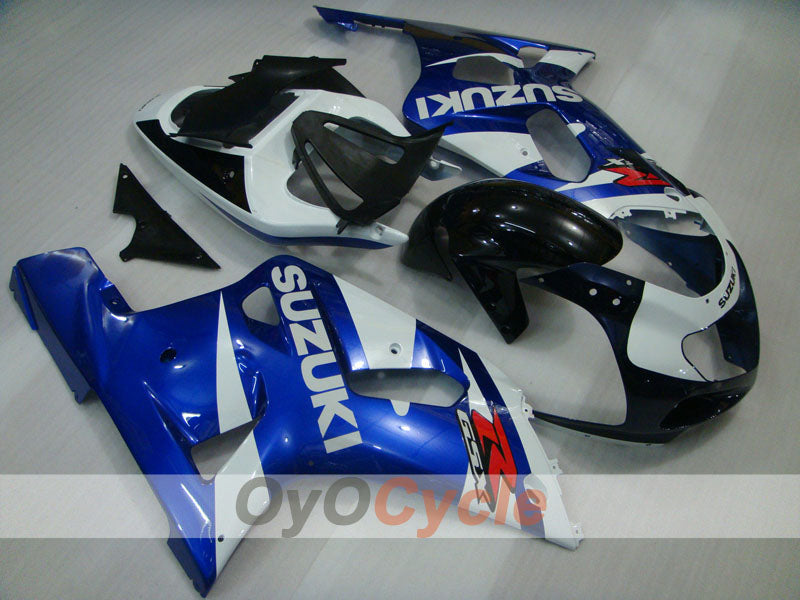 Kit carenatura a iniezione per GSX R600 01-03 - Blu, Nero - Stile di fabbrica #OYO87905089 Immagine principale del prodotto
