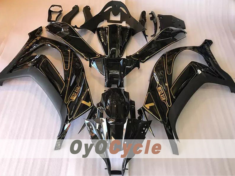 Kit carene a iniezione per NINJA ZX-10R 16-20 - Nero, Oro - Stile Factory #OYO87914608 Immagine principale del prodotto