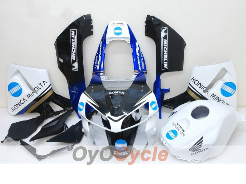 Kit carene stampate a iniezione per CBR600RR 05-06 - Bianco, Nero - Konica Minolta, MICHELIN #OYO87900254 Immagine principale del prodotto