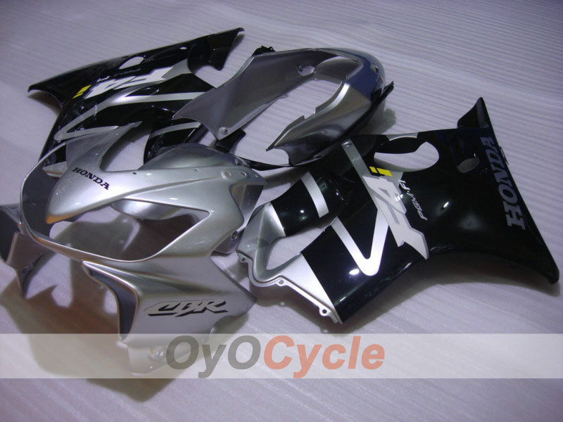 Kit carene a iniezione per CBR600F4i anni 04-07 - Nero, argento - Stile di fabbrica #OYO87900205 Immagine principale del prodotto