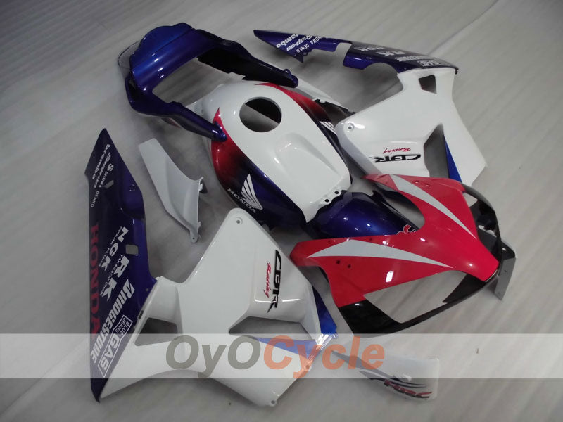 Carenatura a iniezione per CBR600RR 03-04 - Blu, Bianco - Stile Originale #OYO87902560 Immagine principale del prodotto