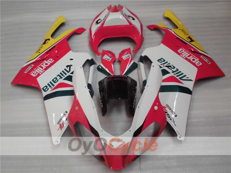 Kit carene per Aprilia RSV1000R 03-06 - Rosso, Bianco - Stile Factory #OYO87902410 Immagine secondaria del prodotto