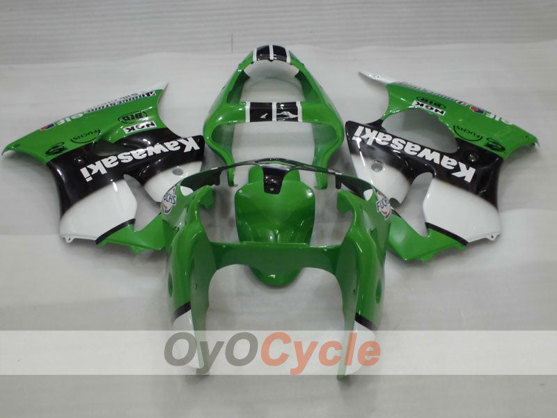 Kit carenatura a iniezione per NINJA ZX-6R del 00-02 - Verde, Nero - Nakano #OYO87901730 Immagine secondaria del prodotto