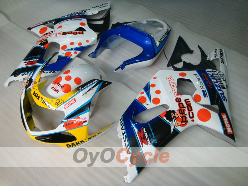 Kit carene a iniezione per GSX R750 anni 00-03 - Blu, Bianco - Dark Dog #OYO87905169 Immagine secondaria del prodotto