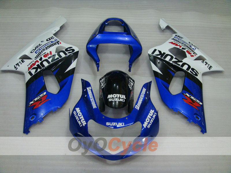 Kit carenatura a iniezione per GSX R600 01-03 - Blu, Bianco - MOTUL #OYO87905087 Immagine secondaria del prodotto