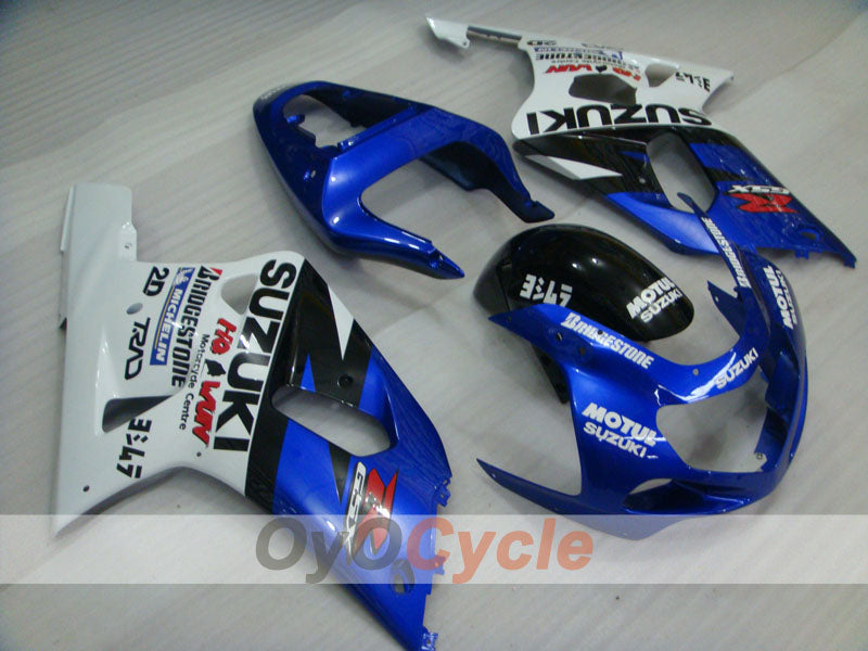 Kit carene a iniezione per GSX R1000 00-02 - Blu, Bianco - MOTUL #OYO87905188 Immagine principale del prodotto