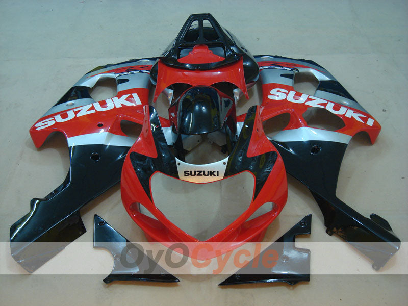Kit carene a iniezione per GSX R1000 00-02 - Rosso, Nero - Stile di fabbrica #OYO87901758 Immagine secondaria del prodotto